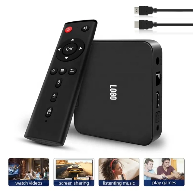 2 In 1 Android 11 4 Gb Ram Digital Set Top Box Video Game Console 4K Smart Internet Tv Network Smart Set-Top Box