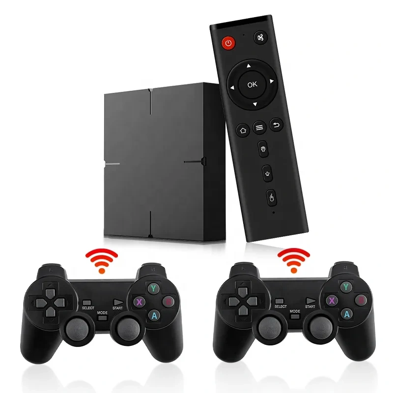 Amlogic S905W Set-Top Box Android 11 12 Hdr Iptv 4K 8K 8Gb Ram 128Gb Rom 10000+ Games Digital Smart Tv Box With Gamepads