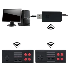 2 Double Dual Wireless Controller handheld Game Console Mini Extreme Game Box TV Game Console For 8bit Entertainment System