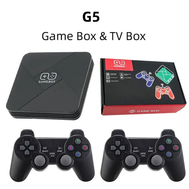 Factory G5 4K HD Super Console 50000+ Gaming Retro TV Box Wifi 50+ Emulator Video Console Game Player