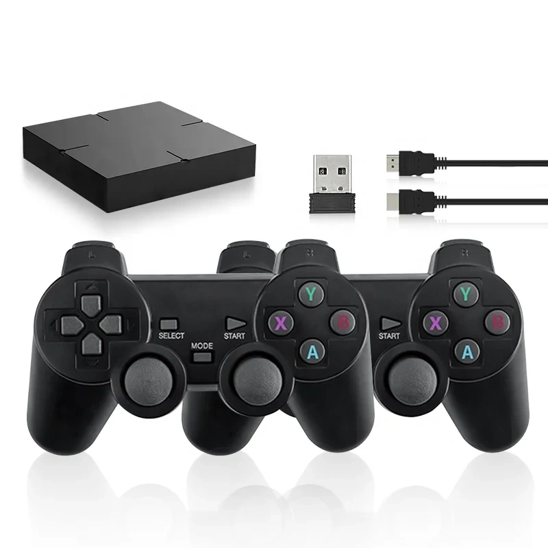 Amlogic S905W Set-Top Box Android 11 12 Hdr Iptv 4K 8K 8Gb Ram 128Gb Rom 10000+ Games Digital Smart Tv Box With Gamepads