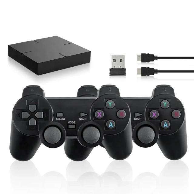 Amlogic S905W Set-Top Box Android 11 12 Hdr Iptv 4K 8K 8Gb Ram 128Gb Rom 10000+ Games Digital Smart Tv Box With Gamepads