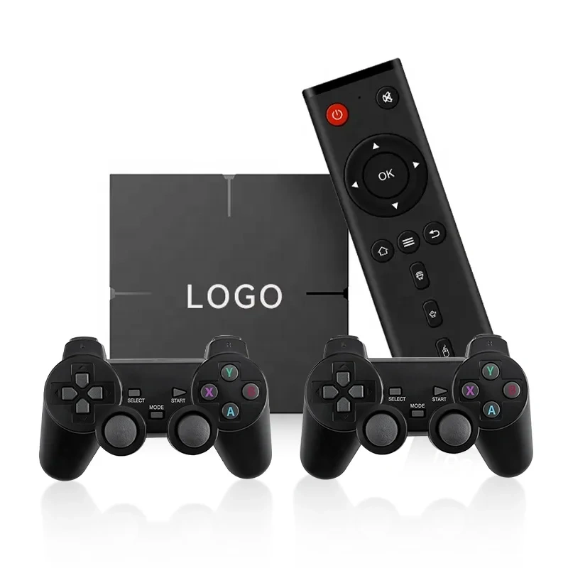 Amlogic S905W Set-Top Box Android 11 12 Hdr Iptv 4K 8K 8Gb Ram 128Gb Rom 10000+ Games Digital Smart Tv Box With Gamepads