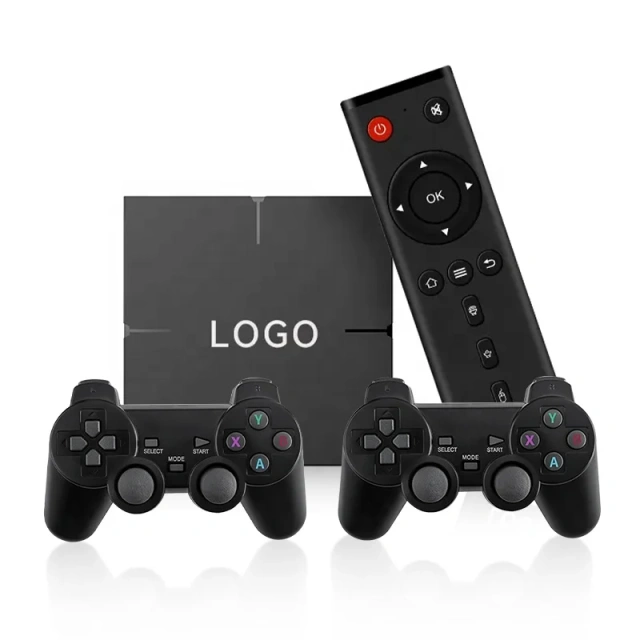 Amlogic S905W Set-Top Box Android 11 12 Hdr Iptv 4K 8K 8Gb Ram 128Gb Rom 10000+ Games Digital Smart Tv Box With Gamepads
