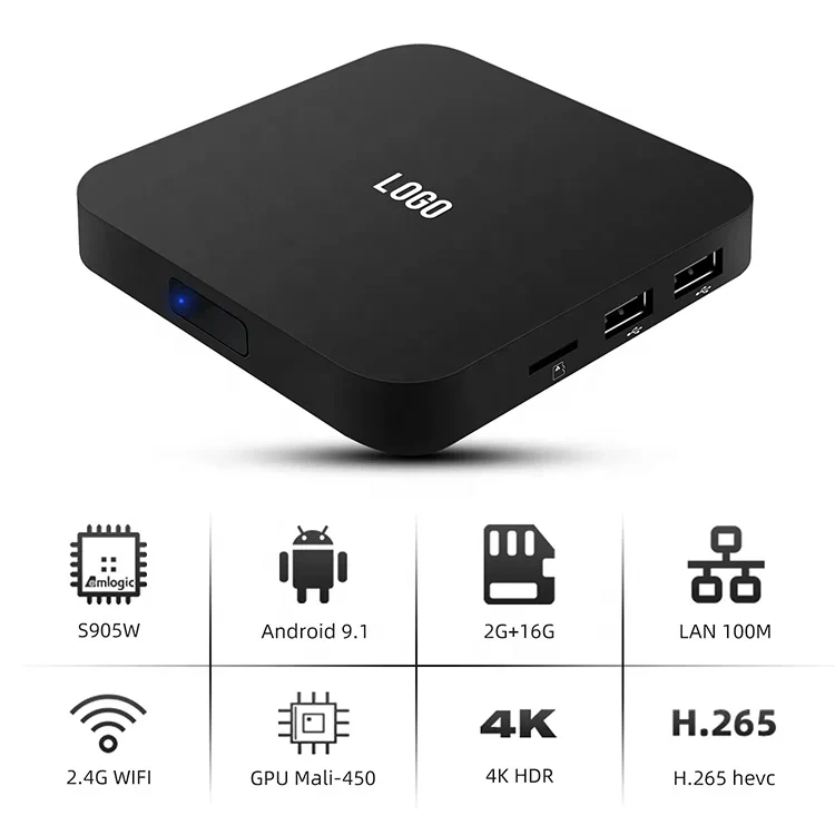 New Model Multifunction 2 In 1 Wifi Android Smart Tv Box 4K Video Game Console Set-Top Box