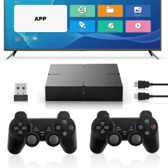 Amlogic S905W Set-Top Box Android 11 12 Hdr Iptv 4K 8K 8Gb Ram 128Gb Rom 10000+ Games Digital Smart Tv Box With Gamepads