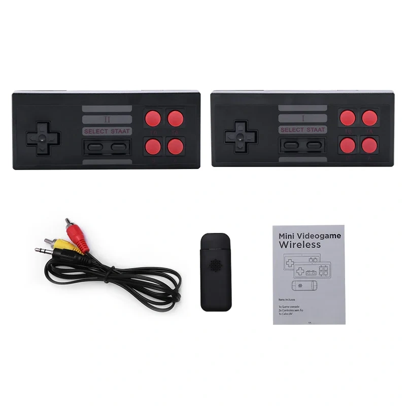 2 Double Dual Wireless Controller handheld Game Console Mini Extreme Game Box TV Game Console For 8bit Entertainment System