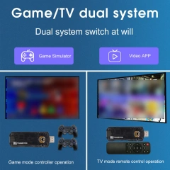 Wholesale Mini Retro Console Android TV Box Wireless Video Game Console 4K HD Game Stick Lite With Gamepad