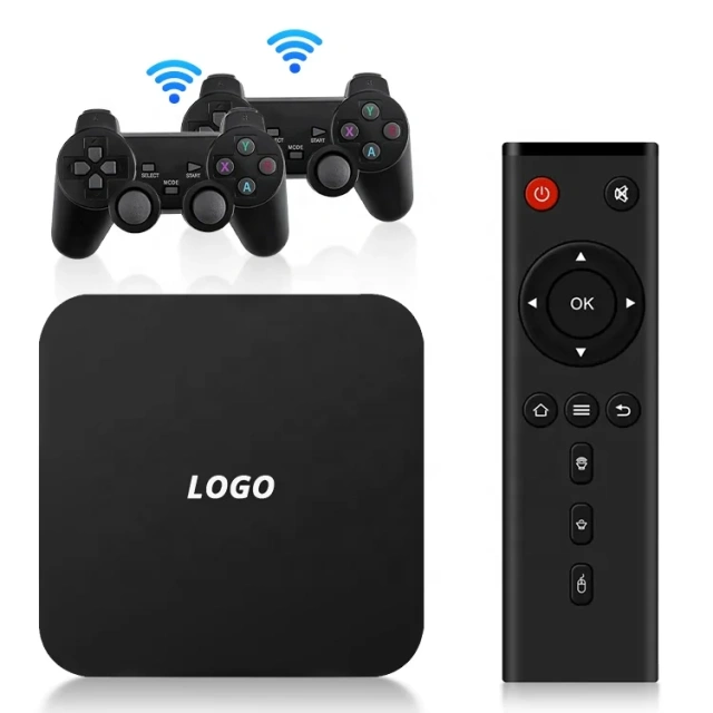 New Model Multifunction 2 In 1 Wifi Android Smart Tv Box 4K Video Game Console Set-Top Box