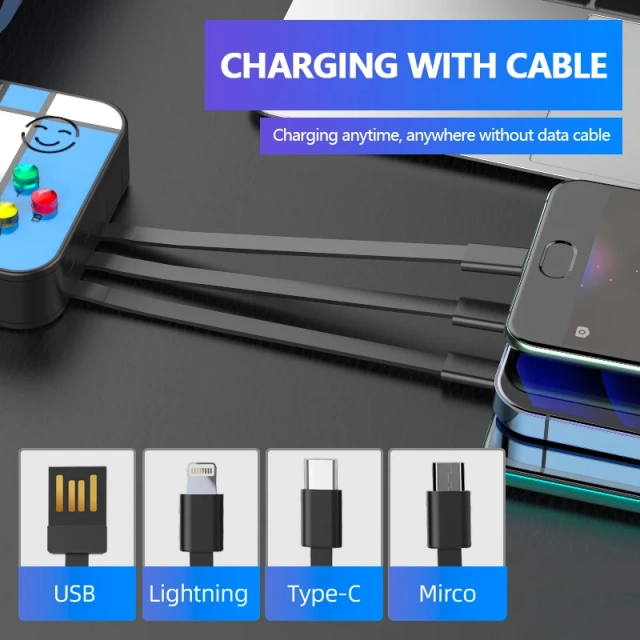 New design handle game console handheld game power With mobile power rechargeable Power bank for mobile phone