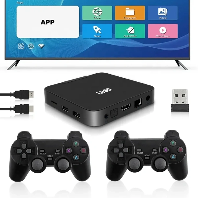 2 In 1 Android 11 4 Gb Ram Digital Set Top Box Video Game Console 4K Smart Internet Tv Network Smart Set-Top Box