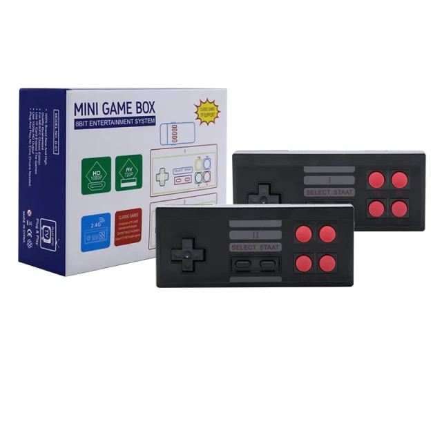 2 Double Dual Wireless Controller handheld Game Console Mini Extreme Game Box TV Game Console For 8bit Entertainment System
