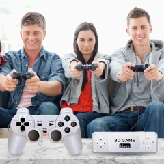 High Quality Portable 4K 60fps Output Dual Handle Retro Gaming Console 4K HD TV Game Stick