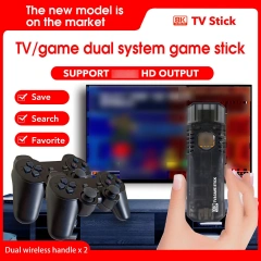 Wholesale Mini Retro Console Android TV Box Wireless Video Game Console 4K HD Game Stick Lite With Gamepad