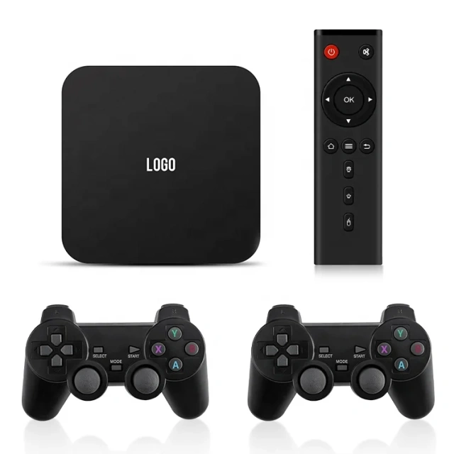 New Model Multifunction 2 In 1 Wifi Android Smart Tv Box 4K Video Game Console Set-Top Box