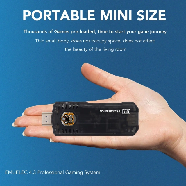 Wholesale Mini Retro Console Android TV Box Wireless Video Game Console 4K HD Game Stick Lite With Gamepad