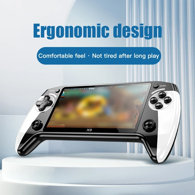 Hot Sale 5.5 Inch X9 Handheld Game Console Portable Retro Video Gaming Player For Children Gifts