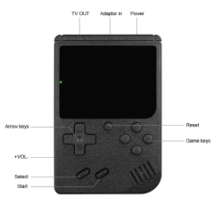 Wholesale Portable 2 Players Built In 400 Games In 1 Handheld Retro Video Game Console