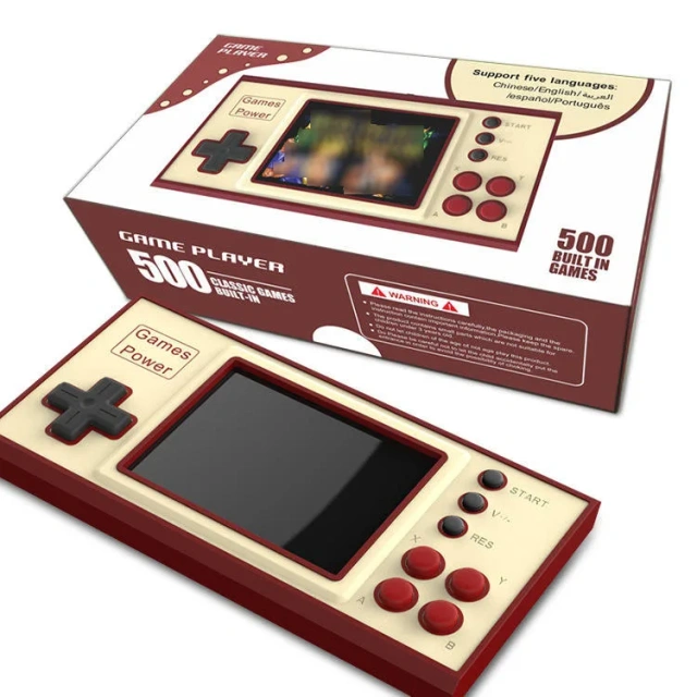 Wholesale K30 Retro Handheld Video Gaming Console Controller Gamepad Built-In 500 Classic Games Players