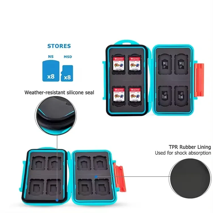 16 Slots Waterproof Storage Box For Nintendo Switch Protector Shell Game Card Case