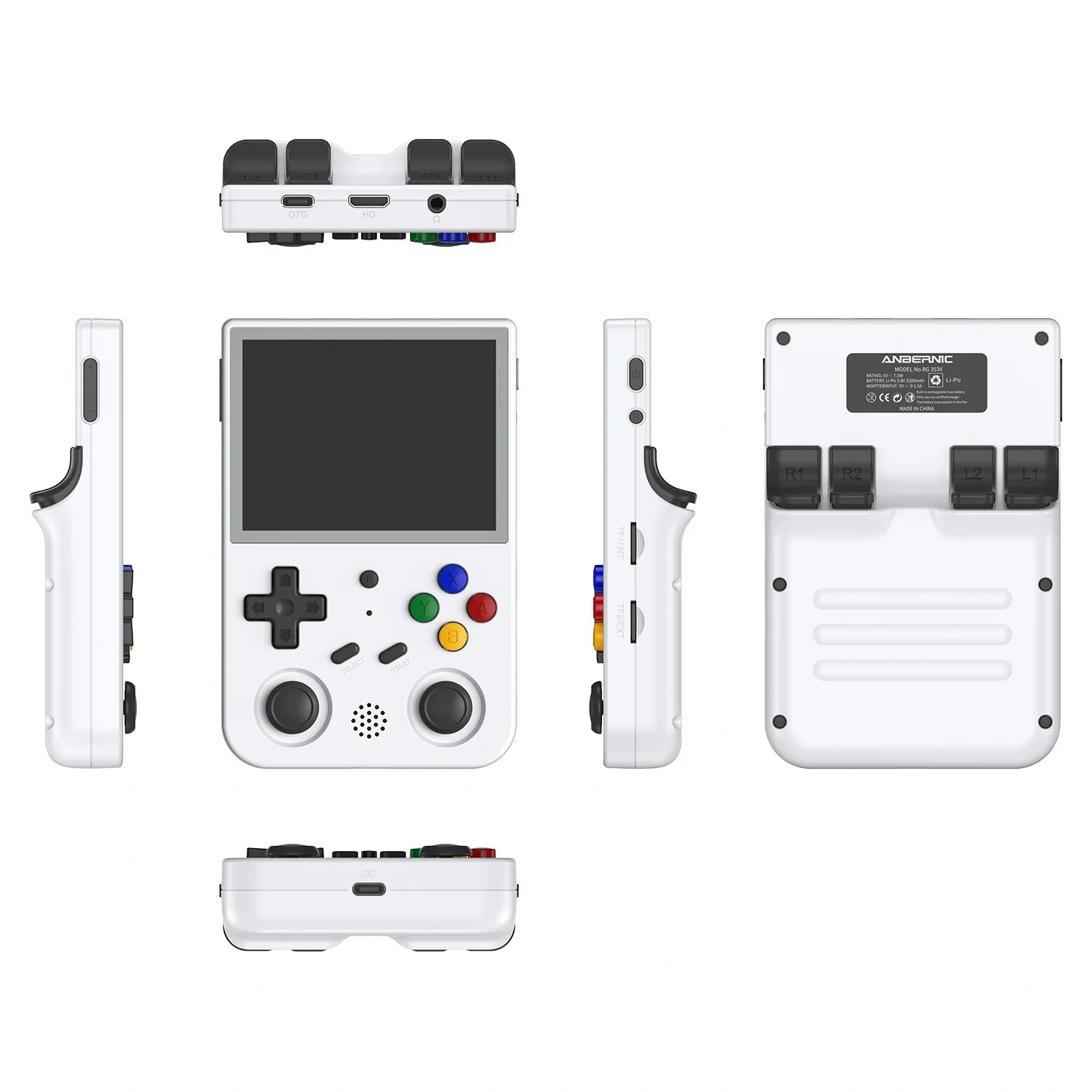Wholesale RG353V Android System Handheld Game Console Open-Source Gaming Player For Kids Adults
