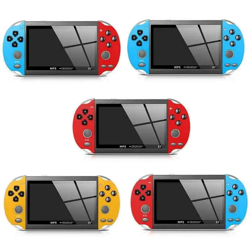 Popular X7 Plus 4.3 Inch 32Gb Color Display 32/16/8 Bit Game Console Handheld Game Players