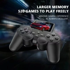 Hot Selling 2.4Inch Color Screen Handheld Gaming Players 520 Built-In Games Single And Double Video Game Console
