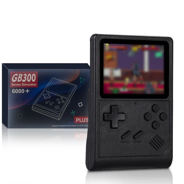 Factory GB300 3.0 Inch Screen Built-in 6000 Games Handheld Gaming Player Video Console For SF/SFC/GB/GBA