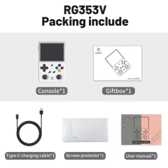 Wholesale RG353V Android System Handheld Game Console Open-Source Gaming Player For Kids Adults