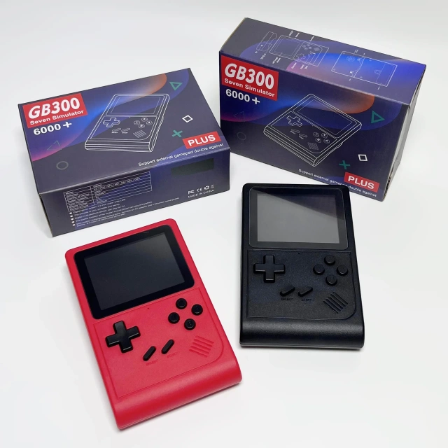 Factory GB300 3.0 Inch Screen Built-in 6000 Games Handheld Gaming Player Video Console For SF/SFC/GB/GBA