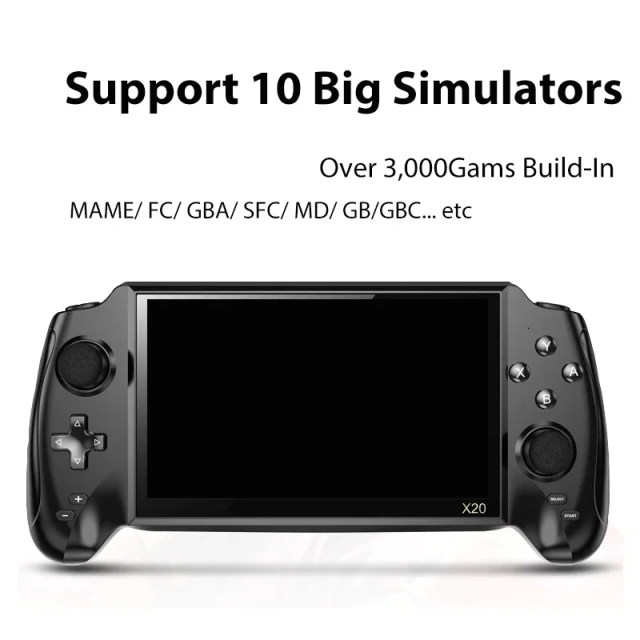 New Popular X20 Handheld Consoles Two Player 7 Inch Retro Classic Video Game For Kids