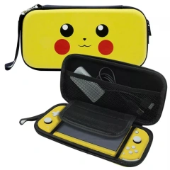 Switch Lite Cartoon Pattern EVA Carry Bag Yellow PP Protective Storage Bag for Game Accessories