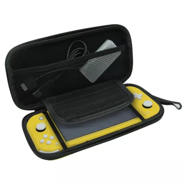 Switch Lite Cartoon Pattern EVA Carry Bag Yellow PP Protective Storage Bag for Game Accessories