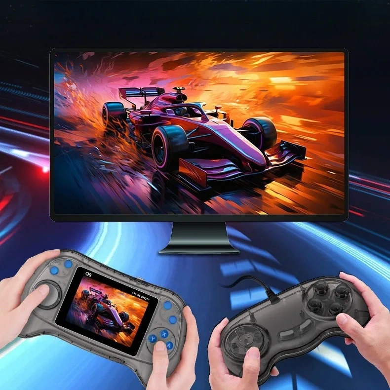 New Handheld Video Game 3.0-inch HD Screen 800 Games Two Players Classic Retro  Gaming Console For Kid Gift