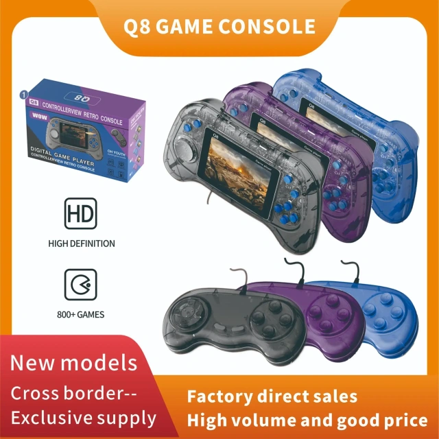New Handheld Video Game 3.0-inch HD Screen 800 Games Two Players Classic Retro  Gaming Console For Kid Gift