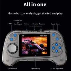 New Handheld Video Game 3.0-inch HD Screen 800 Games Two Players Classic Retro  Gaming Console For Kid Gift