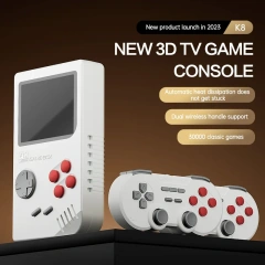 New Portable Classic K8 4K HD Wireless Controller Retro Handheld Game Console For PSP System Simulator