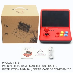 New Arrival 9 Inch Large Screen Joysticks Retro Arcade Md Handheld Video Game Console