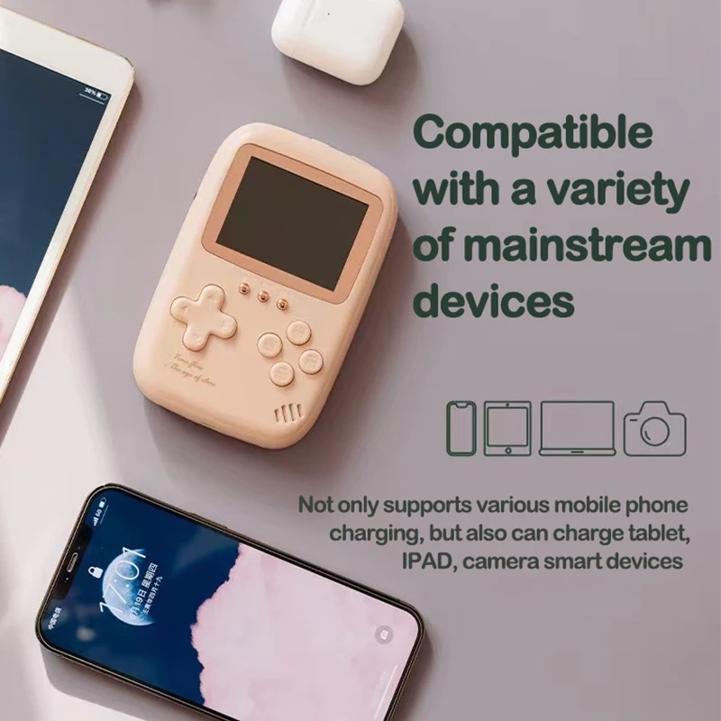 High Quality Power Bank Portable Charger Built-In 500 Retro Classic Fc Handheld Game Console