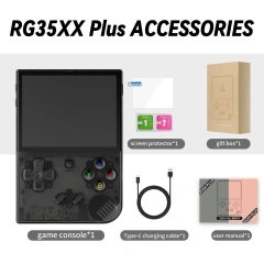 Popular Children's Gifts Rg35XX Plus Retro Handheld Game Player 3.5" Ips Screen Classic Console Games
