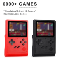Factory GB300 3.0 Inch Screen Built-in 6000 Games Handheld Gaming Player Video Console For SF/SFC/GB/GBA