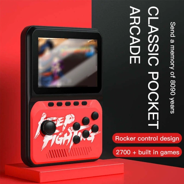 Portable 2700 In 1 Support Two Players 16 Bit 3.5 Inch Colorful Lcd Mini Handheld Retro Video Game Console