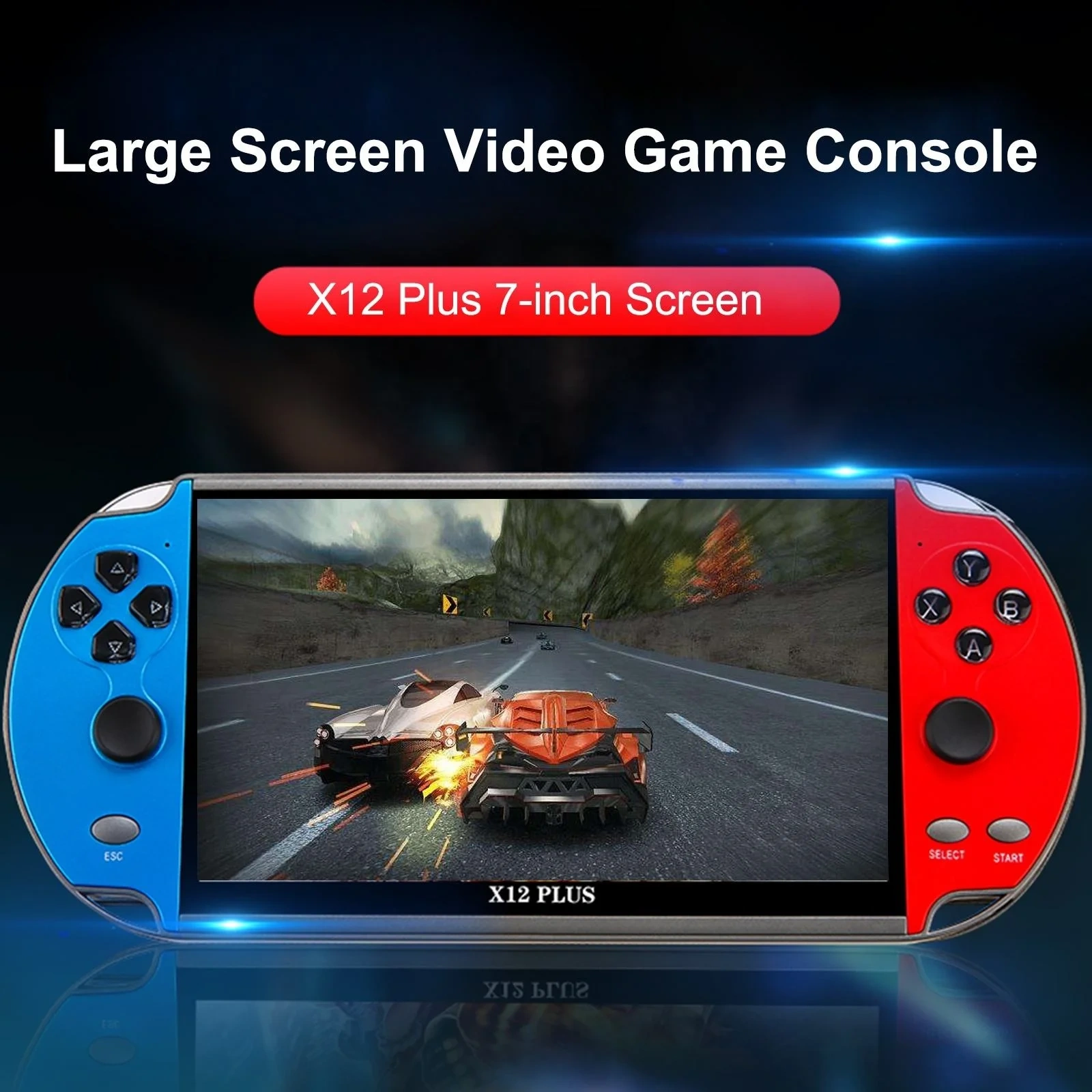 Wholesale X12 Plus 7 Inch Hd Screen Arcade Gaming Player Retro Handheld Video Game Console