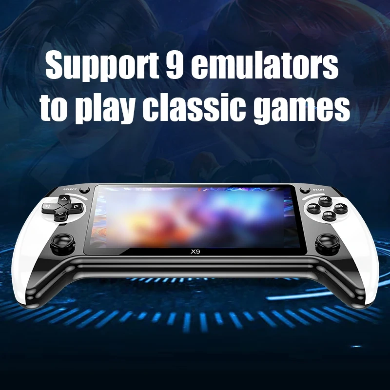 Hot Sale 5.5 Inch X9 Handheld Game Console Portable Retro Video Gaming Player For Children Gifts