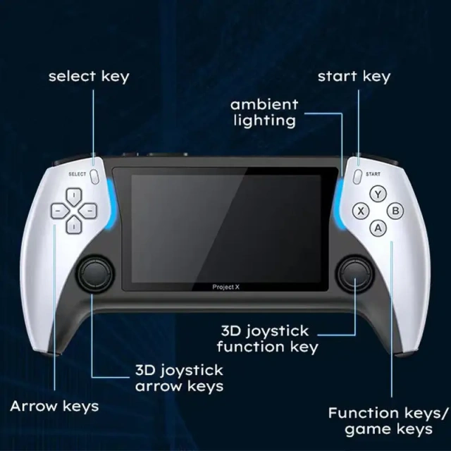 Wholesale Portable Project X 4.3 Inch Hd Gaming Players Retro Handheld Video Game Console