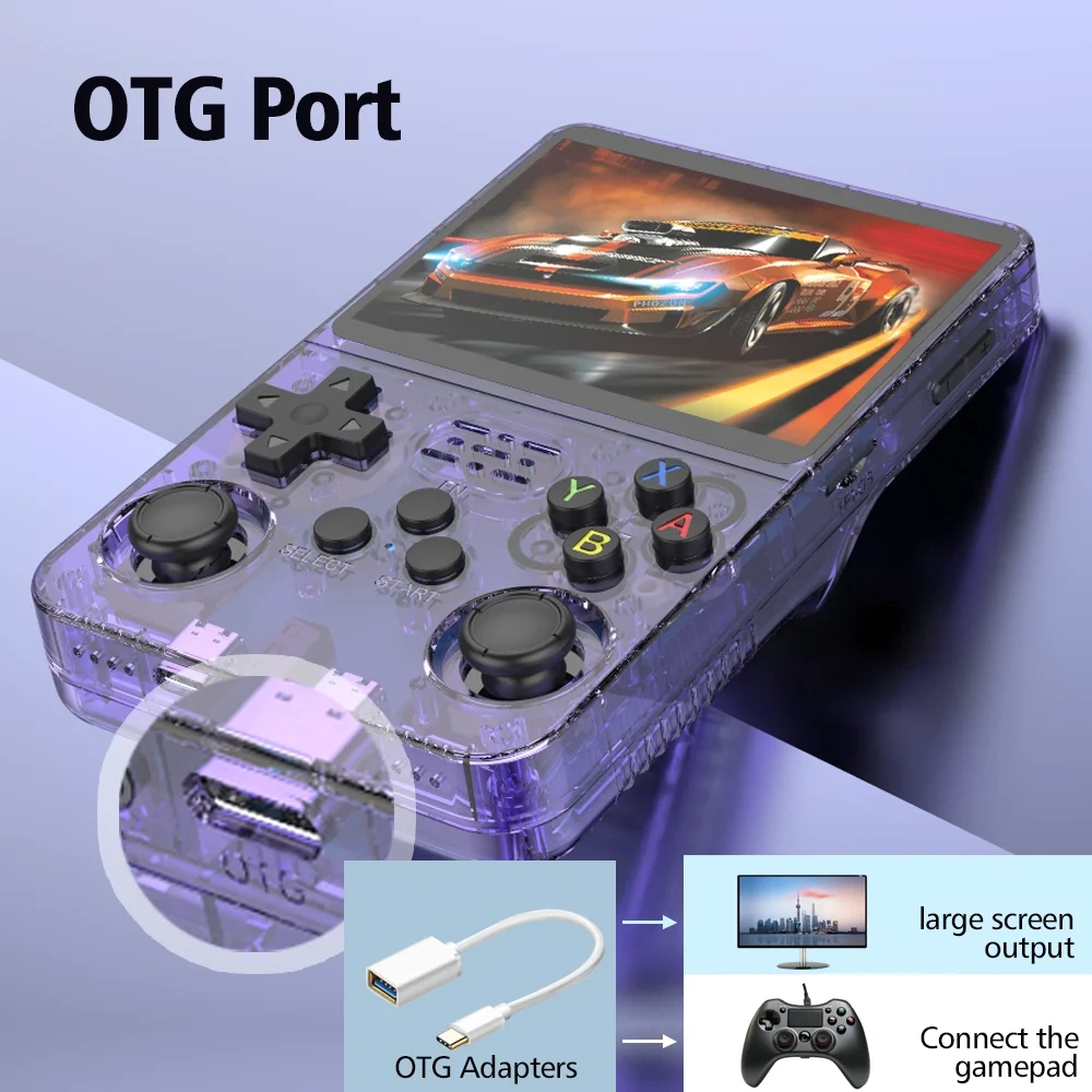 Factory R36S Classic Game Player 3.5 Inch Ips Screen Retro Handheld Video Pocket Console For Kids
