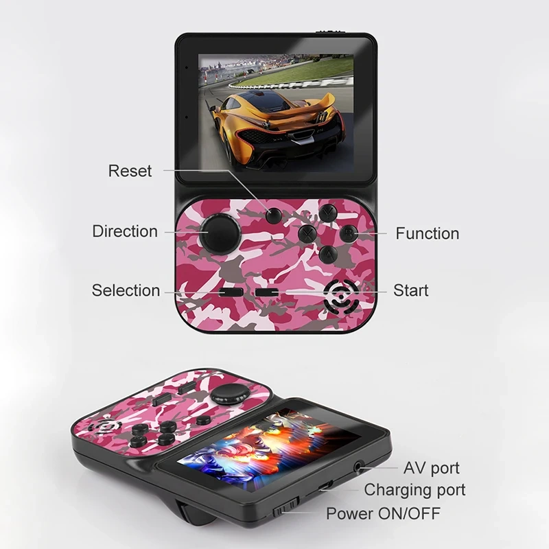 Factory Wholesale Video Console Built-In 2000+ Classic Games Handheld Gaming Players