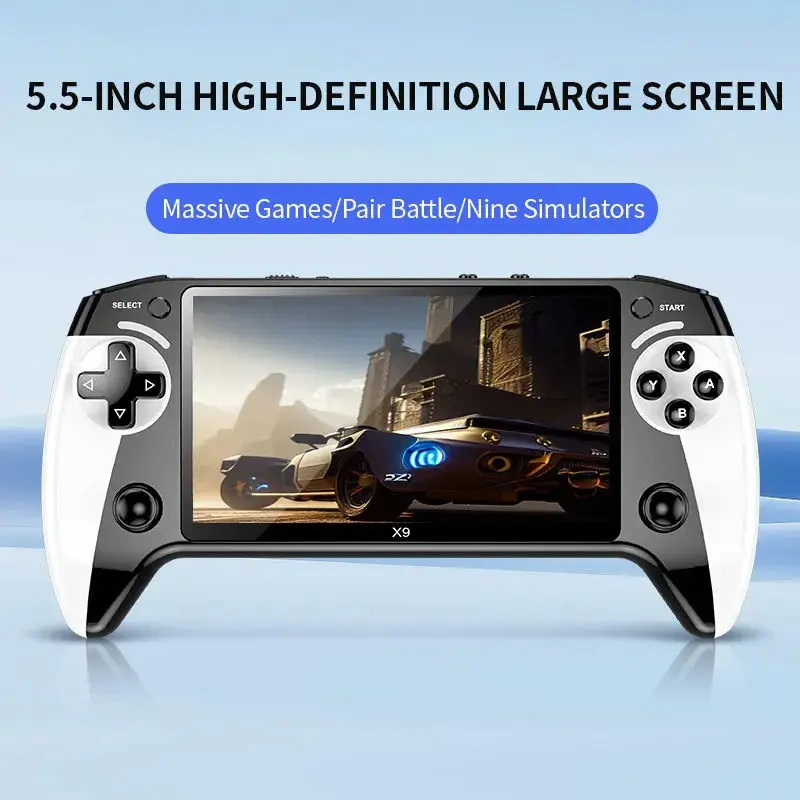 New Arrival Retro Gaming Console 5.5 Inch Hd Screen Handheld Video Game Players