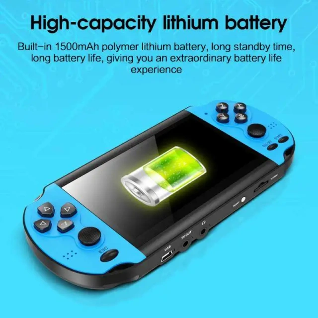 Popular X7 Plus 4.3 Inch 32Gb Color Display 32/16/8 Bit Game Console Handheld Game Players