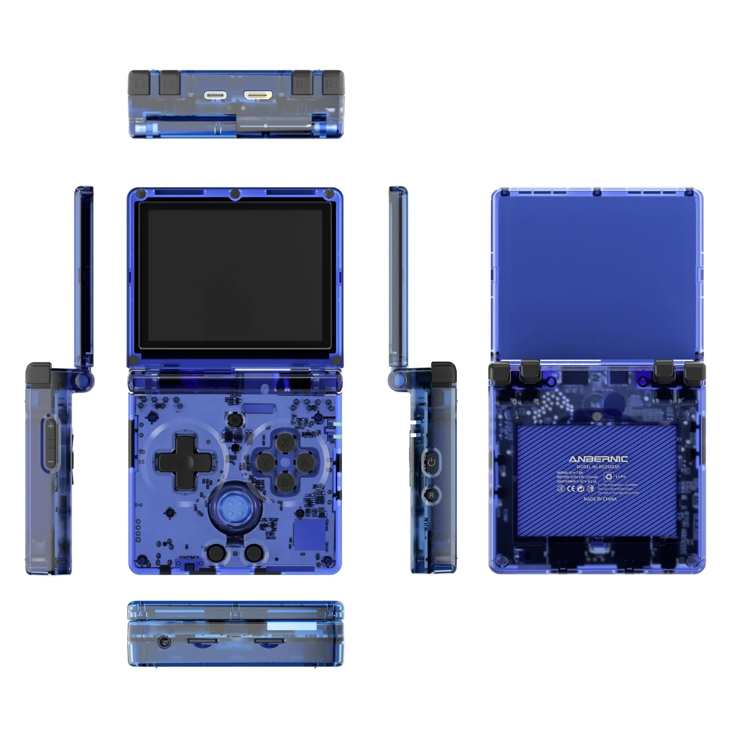 New Folding Gaming Player  64Gb 128G Handheld Video Game Console With 3.5-Inch Screen Wifi